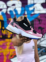 Женские кроссовки Adidas Falcon Core Black Light Pink B28126