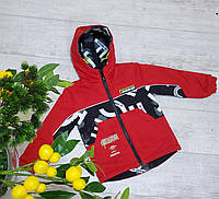 Куртка двухсторонняя для мальчика 5 до 9 лет FCD арт.790 , Размер детской одежды (по росту) 110, Цвет Серый
