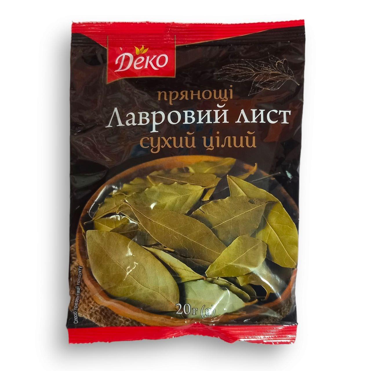 Лавровий Лист ТМ "Деко" 20 гр