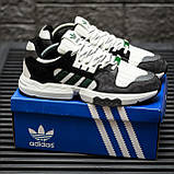 Чоловічі кросівки Adidas ZX Torsion White Grey Black Green ALL11099 41 Так, Кросівки, Адаптивна, Немає, Немає, Шнурівка, Плоска підошва, Немає, Замша, Текстиль, Піна, Так, Чоловічий, Так, 51, Весна/Осінь, Нове, Спортивний, Так, Закруглений, Сірий, фото 4