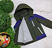 Куртка термодемісезонна для хлопчика 3-7 років YSH арт.846, Розмір дитячого одягу (по зріст) 98, Колір Хакі, фото 2
