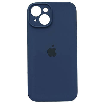 Чохол Silicone Full Camera для Apple iPhone 14 Deep Navy