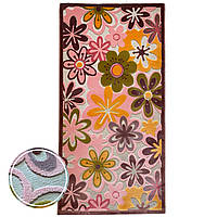 76*150 см BONITA Kasmir hali, стильний яскравий килим на підлогу із квітами, об'ємний візерунок