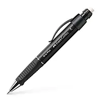 Механический толстый карандаш с ластиком Grip Plus Faber-Castell (0,7 мм, корп. черного цвета) 130733