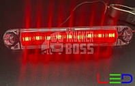 Габаритный фонарь светодиодный Красный 12-24v 9LED BAD