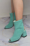 Черевики літні на високих підборах, фото 5