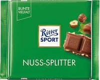 Ritter Sport Шоколад молочний з лісовим горіхом 100 г