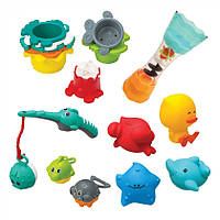 Набор игрушек для ванны Infantino Большая рыбалка (17 элементов) 305076I