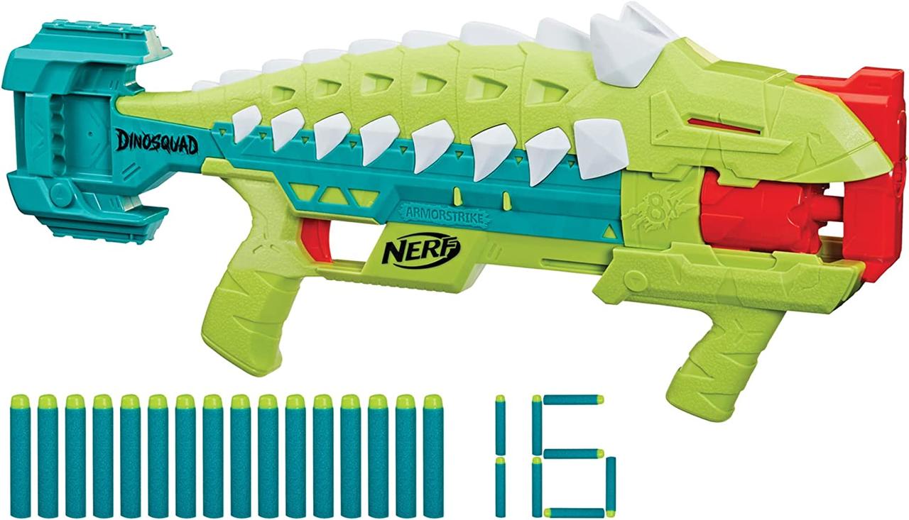 Бластер Нерф Діно Діносквад Арморстрайк Екоупаковка NERF DinoSquad Armorstrike F5855, фото 1