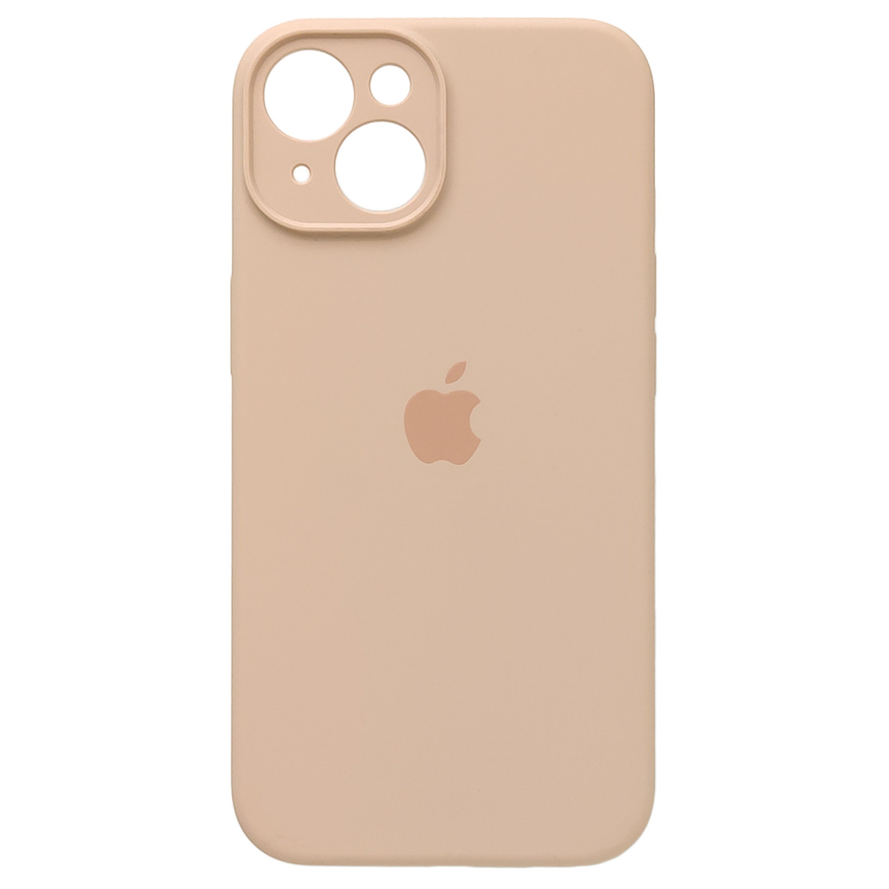 Чохол Silicone Full Camera для Apple iPhone 14 Nude