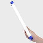 Лампа акумуляторна (40Вт, 30см) BK-300, з USB / Світлодіодний світильник на магнітах / Ліхтар кемпінговий, фото 6