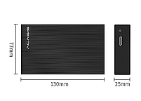 Зовнішня кишеня Acasis DT-S2 RAID Метал USB 3.0 для HDD 2.5"/2, фото 2