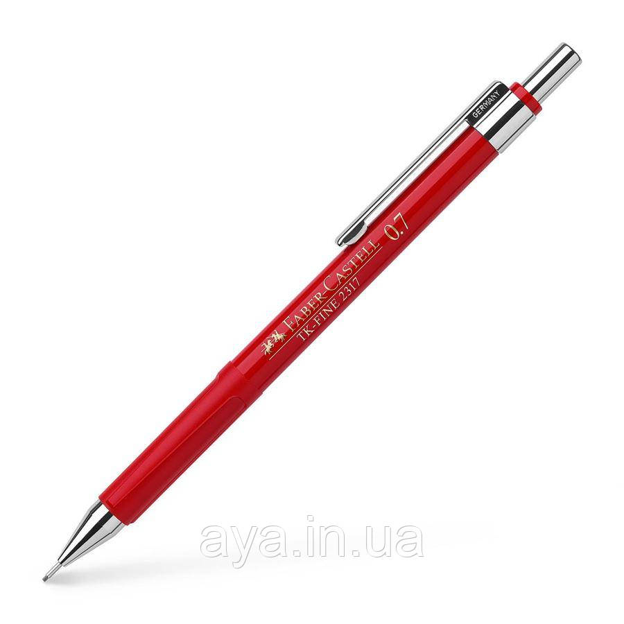 Механічний олівець TK-FINE 2317 Faber-Castell (0,7 мм, корп. червоного кольору) 231721, фото 1