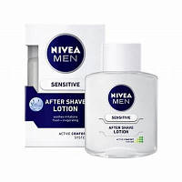 Лосьон после бритья Nivea успокаивающий Men для чувствительной кожи, без содержания спирта, 100 мл.