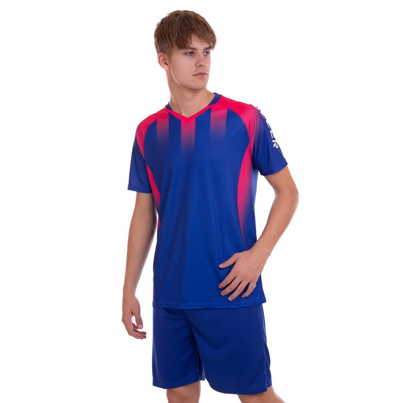 Форма футбольна Zelart 8831 розмір 4XL (54-56) зріст 185 см Blue-Red