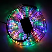 Декоративная светодиодная гирлянда RGB 50 светодиодов 6.9 м от сети 220В с адаптером Sirius PLG50RM