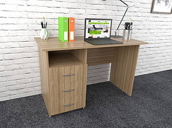 Офісний стіл С-2а (600x1400x750) Дуб Сонома Гамма стиль