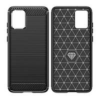 Протиударний TPU чохол Rugged Carbon для Motorola Edge 30 Neo (xt2245) | Mofan | чорний