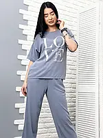 Повсякденний стильний літній костюм на літо