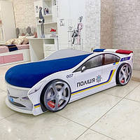 Ліжко-машина "Поліція Україна" (150*70 - 180*80 см)