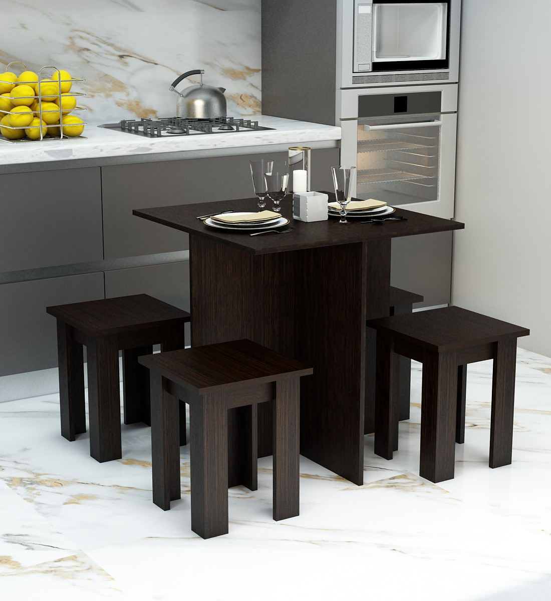 Кухонний стіл "УЮТ" Дуб Венге Гамма-стиль, фото 1