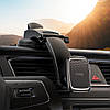 Автотримач Hoco CA107 Center console magnetic car holder Чорний, фото 6