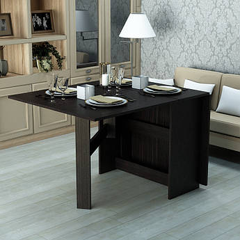 Обідній стіл-тумба "КЛАСІКА" Дуб Венге (1570x770x750) Дуб Венге Гамма стиль