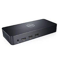 Порт-реплікатор Dell USB 3.0 Ultra HD Triple Video Docking Station D3100 EUR (452-BBOT) — Class A "Б/У"
