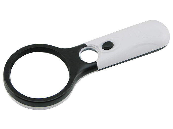 Лупа з двома лінзами з підсвіткою 6902C, фото 1