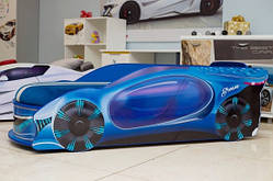 Дитяче ліжко-машина "Мерседес" Dream синя (170/180*80 см)