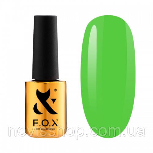 Гель-лак FOX Spectrum Gel Vinyl 138 Lavish Lime яскравий салатово-зелений 7 мл