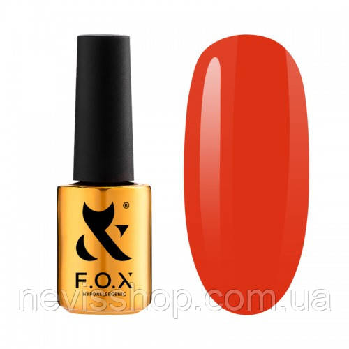 Гель-лак FOX Spectrum Gel Vinyl 141 Laser Beam червоний корал 7 мл
