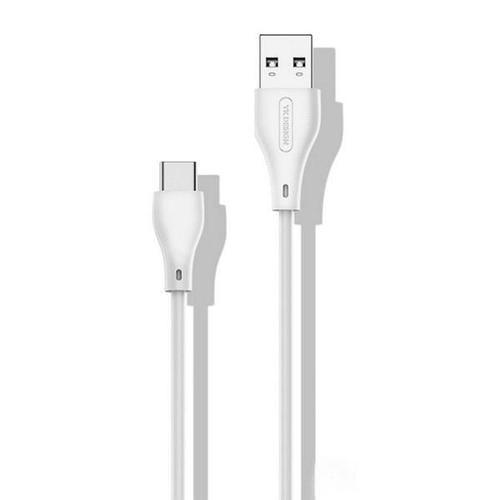 Кабель YK YK-S14a USB-USB-C, 1м White, фото 1