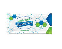 Серветка волога Super Fresh "Антибактеріальні" 15 шт. ОПТ