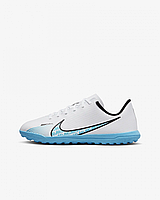 Подростковые бутсы JR VAPOR 15 CLUB TF DJ5956-146 Nike 6Y (38,5) Белый