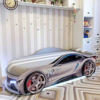 Ліжко-машина "Space" сіре (150*70 - 180*80 см)