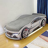 Ліжко-машина "Space" сіре (150*70 - 180*80 см), фото 2