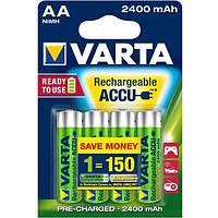 Акумулятор VARTA RECHARGEABLE ACCU AA 2400mAh BLI 4 NI-MH (READY 2 USE) (56756101404)