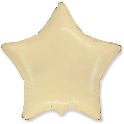 Flexmetal 18" Зірка Сатин Кремова Фольгована куля