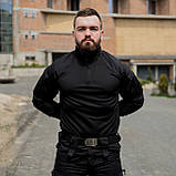 Тактичний костюм Grifon: сорочка Ubacs + штани Apex (чорна) ріп-стоп, фото 6