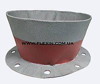 Тканевый компенсатор с переходным креплением