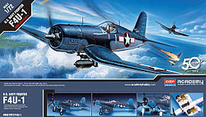 F4U-1 Corsair. Збірна модель літака у масштабі 1/72. ACADEMY 12457
