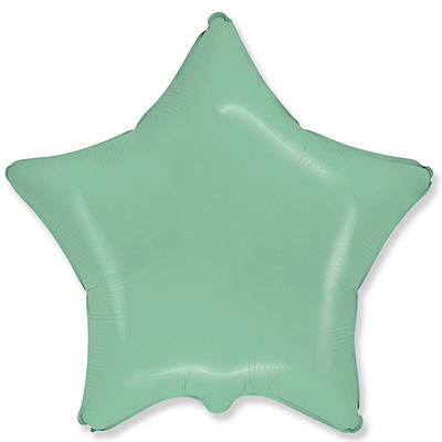 Flexmetal 18" Зірка пастель М'ятна Фольгована куля
