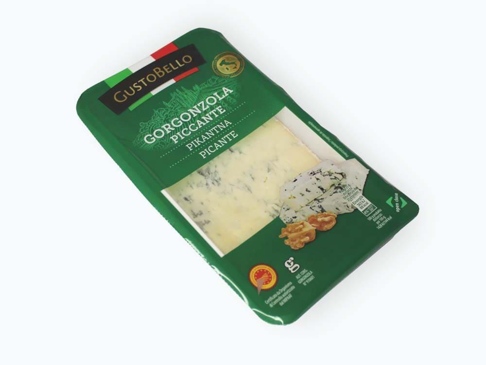 Сир Горгонзола Gorgonzola GustoBello, 150 г (Італія), фото 1