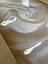 Наклейка на стіл Білий шовк і Перли (вінілова плівка ПВХ для меблів) під тканину Абстракція Молочний 600*120мм, фото 5