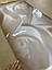Наклейка на стіл Білий шовк і Перли (вінілова плівка ПВХ для меблів) під тканину Абстракція Молочний 600*120мм, фото 6