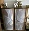 Наклейка на стіл Білий шовк і Перли (вінілова плівка ПВХ для меблів) під тканину Абстракція Молочний 600*120мм, фото 7