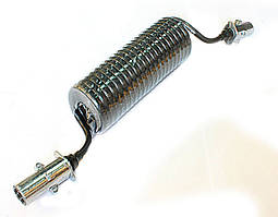 Кабель н/причепа спіральний з виделками ПС-325 в зборі (S.I.L.A. AC) КЭВ-ПК (6х0,75+1)