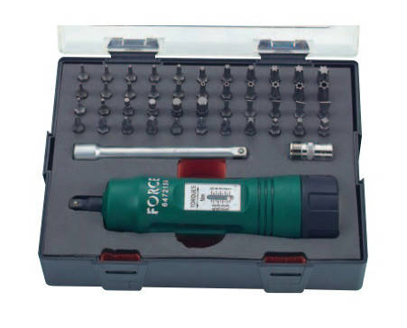 Викрутка динамометрична в наборі FORCE K64706 47 пр., фото 1