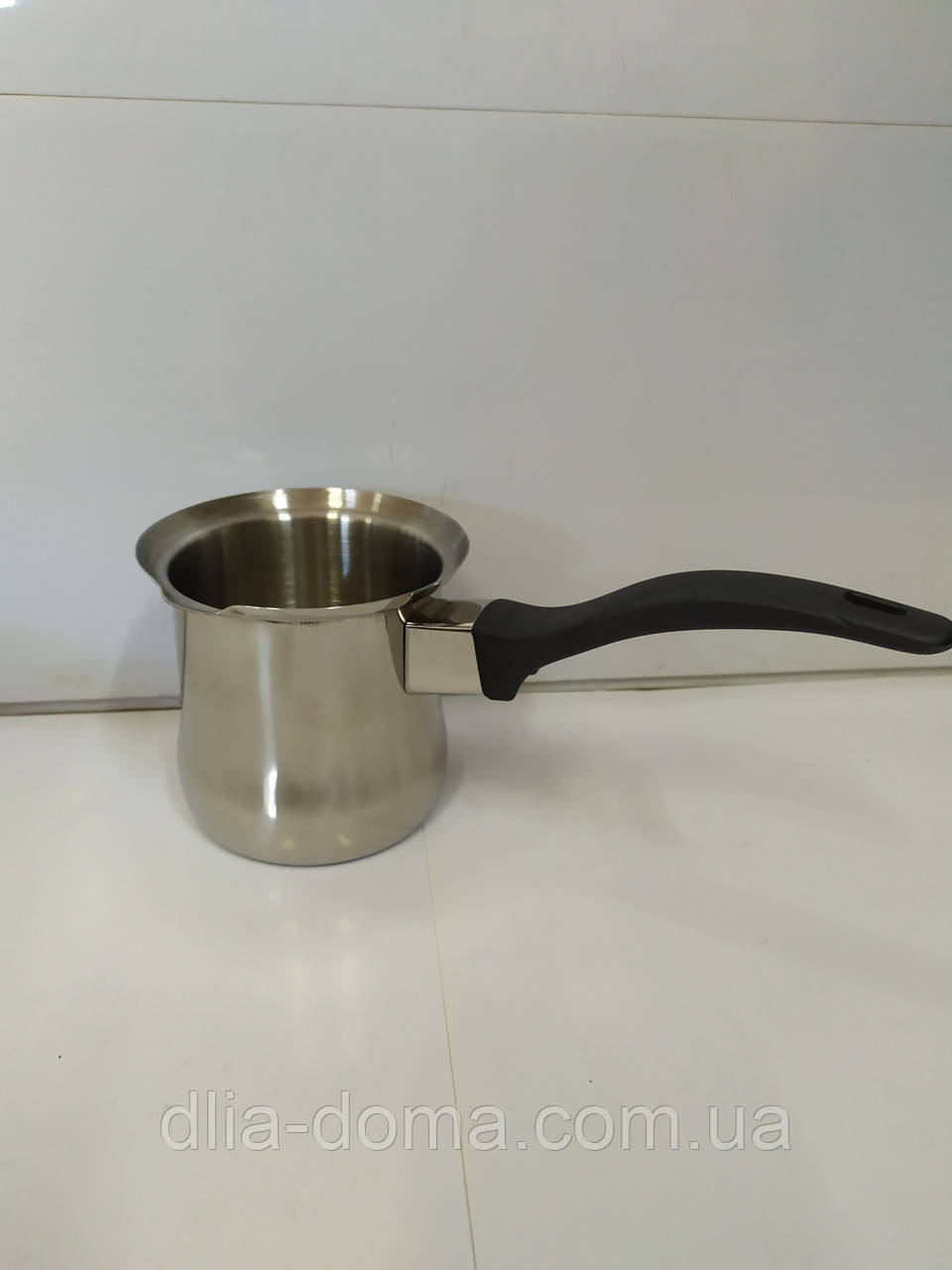 Турка для кофе нержавейка с пластмассовой  ручкой  NC 02  №4   400 мл, фото 1